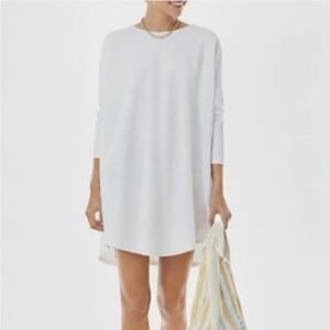 Pomander Place White Sue Sweatshirt Dress